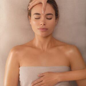 Masaje cráneo facial